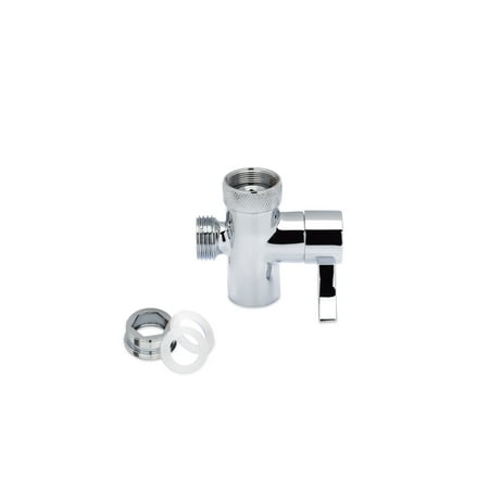 Male Faucet Aerator (SmarterFresh Faucet Diverter Valve With Aerator and Male Threaded Adapter, Faucet Adapter for Hose)