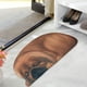thumbnail image 4 of Alfombras de baño, alfombra 3D con temática de perro, felpudo de bienvenida de 87 x 40 cm, antideslizante, para verano, divertidas y novedosas, para decoración de interiores y exteriores., 4 of 7