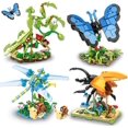 thumbnail image 1 of ERDS-Ideas Insect Collection Building Set Compatible with Lego Insects Flowers Sets for Adult Butterfly Beetle Chinese Mantis Dragonfly for Boys Girls Gifts Bugs Building Toys for Nature Lover - 815P, 1 of 4