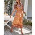 thumbnail image 1 of Vestido Con Dobladillo Suelto, Vestido Largo De Verano De Tela De Poliéster Transpirable Para Vacaciones En La Playa Para Uso Diario ANGGREK Otros, 1 of 8