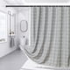 thumbnail image 4 of Cortina de ducha bohemia, gris, 4 of 7
