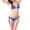 Blue, variant on Women's Swimsuit Two Piece Bikini Set High Waist Sexy Push Up Beach Swimwear No Padding No Wire Summer Bathing Suit