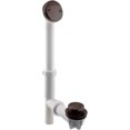 thumbnail image 1 of Westbrass 593244 Tubular Waste Overflow Tiptoe Bath Drain, Bronze (4 Pack), 1 of 1
