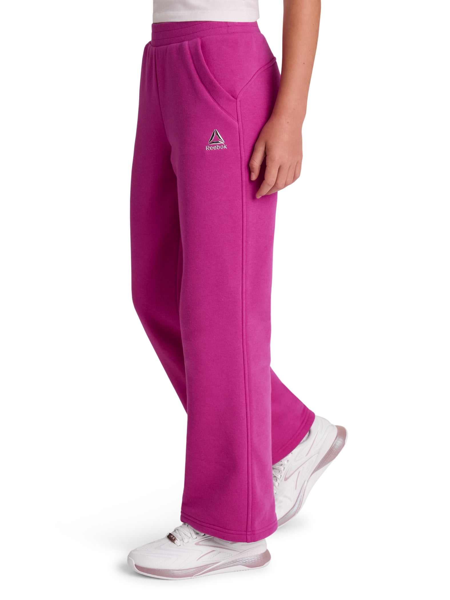 Reebok Girl's Game Day Fleece High Waisted Puddle Pant, Sizes 4-18