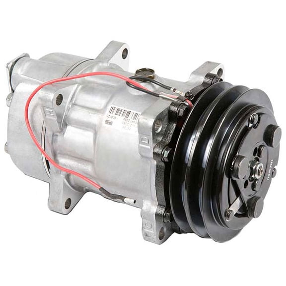 AC Compressor & 2 Groove A/C Clutch For Jaguar XJ6 XJS XJR XJ12 & Vanden Plas Replaces Sanden SD7H15 7812 7811 7954 - BuyAutoParts
