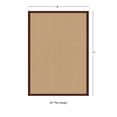 thumbnail image 5 of Linon Athena Sisal and Brown 8' x 11' Area Rug, 5 of 5