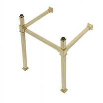 22 in. Monarch Stainless Steel Console Sink Legs, Brushed Brass