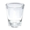 thumbnail image 4 of Thirsty Rhino Karan, Verre à Shot Rond 1.5 oz avec Base Lourde, Verre Clair, Ensemble de 6, 4 of 4