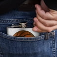 thumbnail image 3 of Basketball Ball Stainless Steel 5oz Hip Drink Kidney Flask, 3 of 3
