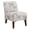 Butterly Print, variant on Riverbay Furniture 17.5" Contemporary Fabric Script Slipper Chair in Beige