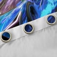 thumbnail image 4 of Castle Fairy Racing Car Black Out Curtains,Black Blue Curtains Pack of 2 (42x63 Each), 4 of 6