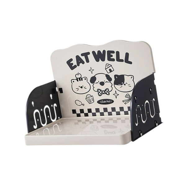 Mesa elevada para alimentar gatos, altura ajustable, antideslizante, mantiene el suelo limpio, estable, accesorios para mascotas, 30,5 cm x 21 cm x