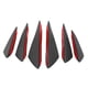 thumbnail image 1 of Divisor de parachoques delantero, 6 piezas, borde de parachoques delantero, alerón de parachoques delantero, integración perfecta, 1 of 9
