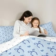 thumbnail image 5 of Castle Fairy 2-Piece Twin Size Comforter Set - Bowknot Love Heart Dreamy Princess Print, 5 of 8