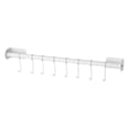 thumbnail image 1 of Colgadores de Ropa Multifuncionales, Soporte Organizador de Almacenamiento, Estante para Utensilios de Cocina, Ganchos para Huecos, Trasero Par Blanco Gloria Perchero montado en la pared, 1 of 8