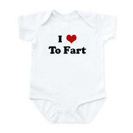 

CafePress - I Love To Fart Infant Bodysuit - Baby Light Bodysuit Size Newborn - 24 Months
