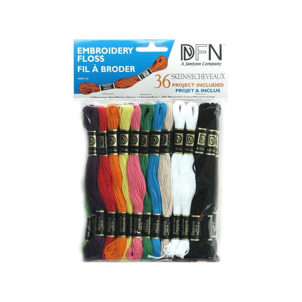Janlynn jessecmault floss 36pc pack primary  walmartcom  walmartcom