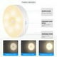 thumbnail image 3 of Luz de noche LED con detector de movimiento | Lámpara de noche recargable por USB con imán para dormitorio, escalera, garaje, armario | Blanco cálido | 2 piezas, 3 of 6