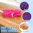 thumbnail image 6 of 12 Pcs Reusable Fleece Duster Refills, Washable Cleaning Pads with Handle for Tabletop, Windowsill, Car Seat – Multi-Surface Duster Refill for Home, Blinds, Pet, Furniture, 6 of 7