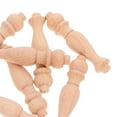 thumbnail image 6 of WORGEOUS  10 Pcs Wood Spindles for Staircase Indoor Unfinished Craft Khaki, 6 of 7