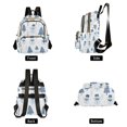 thumbnail image 4 of FORMRS Mini Backpack Purse for Women Travel Daypack Casual Shoulder Bag, White Snowman, 4 of 7