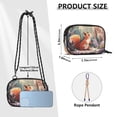 thumbnail image 3 of Women's Crossbody Phone Bag Small Wallet Purse with Detachable Rope Strap Travel Handbags Cute Little Squirrel, 3 of 7