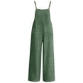 thumbnail image 6 of jumpsuits for Women Dressy 2024 Sleeveless Overalls Jumpsuit Casual Plaid Print Summer Wide Leg Bib Pants Present for Women Up to 65% off, 6 of 8