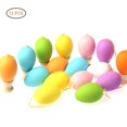 thumbnail image 1 of 12Pcs Creative Printed Easter Eggs Plastic DIY Printed Easter Eggs with Lanyard, 1 of 8