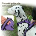 thumbnail image 4 of FURRYFECTION Dog Harness and Leash Set for Medium Dogs, Breathable Padded Pet Harness with No Pull Heavy Duty Nylon Leash, Reflective Dog Vest for Outdoor Walking,Purple M, 4 of 7
