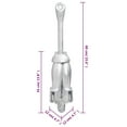 thumbnail image 4 of vidaXL Folding Anchor with Rope Silver 8 kg Malleable Iron, 4 of 5