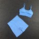 thumbnail image 1 of Conjunto de Yoga sin costuras para mujer, camisas de entrenamiento, pantalones deportivos, sujetador, trajes de gimnasio, conjuntos deportivos, 1 of 5