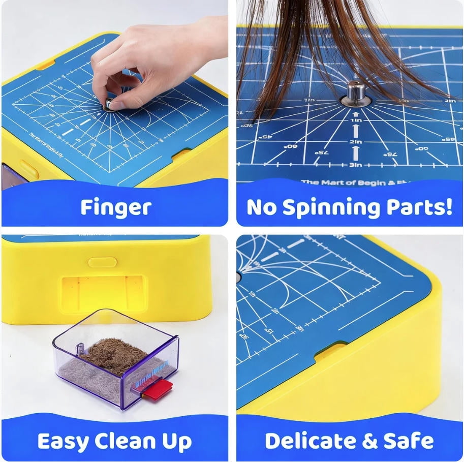 Kid-Safe Cardboard Cutting Toy for Ages 4+ | STEM Educational Electric Craft Tool with Lighted Scrap Drawer & Durable Aluminum Panel