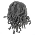 thumbnail image 4 of Gorro de barba divertido, gorro de invierno, gorro de punto, gorro de pulpo, gorro cálido de invierno, gorro, barba Gris claro Colcomx Sombrero de barba unisex, 4 of 8