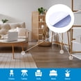 thumbnail image 5 of Uxcell 8pcs 5.5 Inch Round Adhesive Backed Felt for Household Applications, Blue, 5 of 5