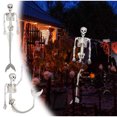 thumbnail image 5 of Esculturas de esqueletos de sirena, decoración de Halloween y estatuillas para decoraciones de interiores, adornos para el hogar, calaveras, animales, manualidades 2024, 5 of 5