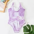 thumbnail image 2 of Rgdypko 13-14 Years Teens Wimsuits For Girls Sleeveless Surf Beach Sport 1 Piece Swimsuit Retro Girl Clothes Purple, 2 of 6