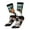 3 Black, variant on Flower Horn Skull Print Adult Socks for Men & Women,Calf Socks, Ankle Socks,Boots Socks,Breathable Casual Sock,Unisex Crew Socks