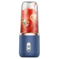 thumbnail image 3 of Licuadora exprimidora,Licuadora portátil de 6 cuchillas Mini exprimidor de 400 ml,Vaso exprimidor,Mezclador de botellas,Exprimidor de frutas,Máquina extractora,Exprimidor de frutas con carga, 3 of 8