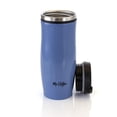 thumbnail image 3 of Mr. Coffee 12.5 Ounce Stainless Steel Insulated Thermal Travel Mug in Blue, 3 of 8