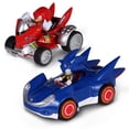 thumbnail image 1 of Pull-Back Racers NKOK Sonic The Hedgehog Knuckles & Sonic, 1 of 2