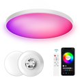 thumbnail image 1 of 110V Wi-Fi + Bt 2.4G Télécommande 30W Intelligent RGB Gradation Plafonnier, 1 of 4