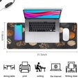 thumbnail image 5 of Long Mouse Pads for Desk,Patterned Pumpkins Halloween Pattern Desk Mats on Top Of Desks, Desk Mouse Pad Extra Large with 3mm Non-Slip Base and Stitched Edge for Gaming,Office,Work,Home 31.5x11.8in, 5 of 5