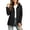 Black #7, variant on Women's Zip Up Hoodies V Neck Lightweight Travel Hoodies Long Sleeve Packable Vacation Comfy Jacket 2026 Loose Fit Trendy Pullover with Pockets Gray S