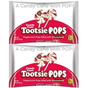 Peppermint Candy Cane Tootsie Pops Pack of 2