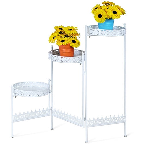 Furinno FNBJ-22099 Balmain 3-Tier Collapsible Plant Stand by Furinno