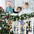 thumbnail image 5 of Zukuco Indoor Christmas Garland Decorations, 10FT 30LED Festive Lighted Berry Beaded Garland for Xmas Tree, Home, Mantel, Fireplace Holiday Decor(White), 5 of 7