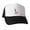 Black/White, variant on - Idaho Flag - Adjustable Unisex Printed Trucker Hat with Mesh Back
