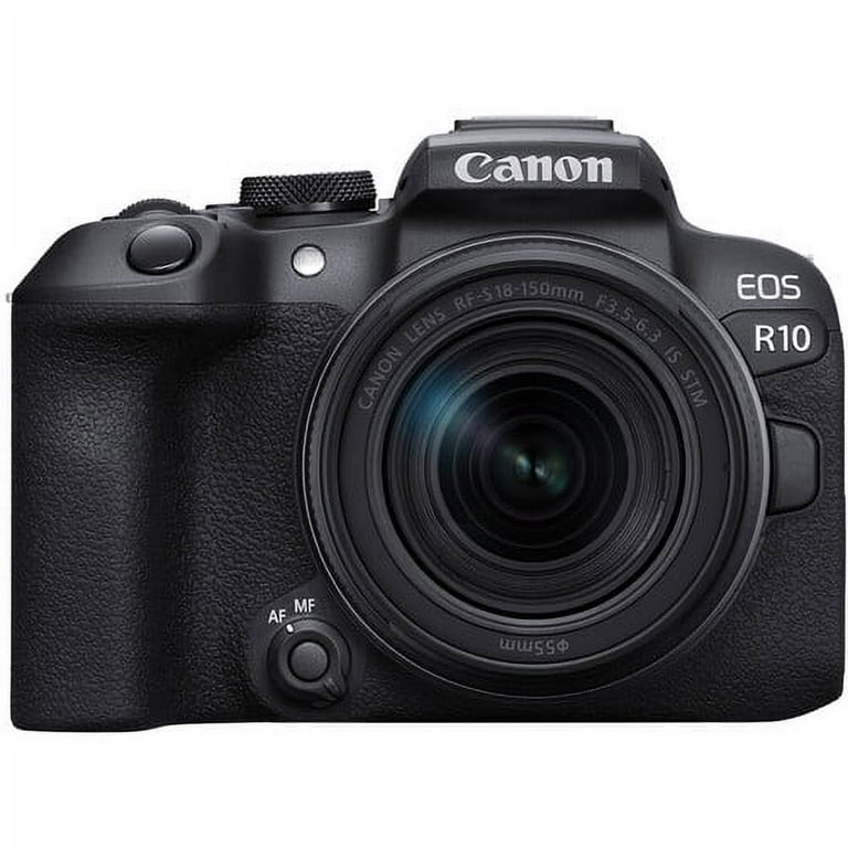 Canon EOS R10 Portable Mirrorless Camera with 18-150mm Lens, 4K