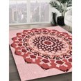 thumbnail image 3 of Ahgly Company Machine Washable Indoor Rectangle Transitional Lava Red Area Rugs, 2' x 4', 3 of 7