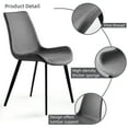 thumbnail image 4 of Dining Chairs Set of 2,Modern Kitchen & Dining Room Chairs Set of 2（Grey), 4 of 7